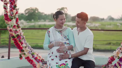 Hamar Muskan Ke Karan Tya Re😌❤️ @CAHYA #maternityphotoshoot #fyp #tharu 