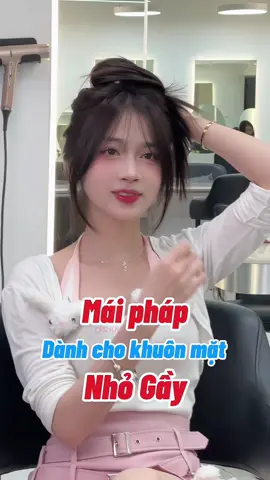 Chị em có khuôn mặt Nhỏ Gầy lưu lại nha#máipháp #máibay #duỗilayer #hushcut #caotuanbinz #layer #hair 