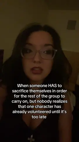 And then the one charatcer who grieves them through anger is mad that they made that decision for all of them  #foryou #writertok #fyp #bookwriting #authortok #writing #BookTok #tropes 