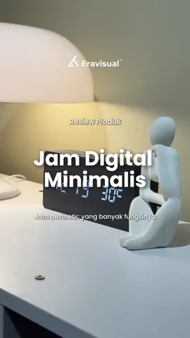 Jam digital yang bentuknya unik, minimalis gitu. Terus ini fiturnya jg udah lumayan lengkap. Stoknya ngga banyak, buat yg mau langsung cek di keranjang kuning ya! #eravisual #jamdigital #jamminimalis #jamalarm #jamalarmdigital #jamaesthetic #jamestetik 