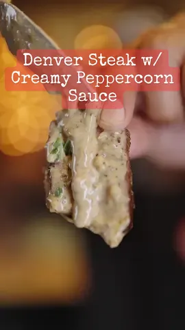 𝘿𝙀𝙉𝙑𝙀𝙍 𝙎𝙏𝙀𝘼𝙆 𝙬/ 𝙋𝙀𝙋𝙋𝙀𝙍𝘾𝙊𝙍𝙉 𝙎𝘼𝙐𝘾𝙀 This sauce is my absolute favorite for all things beef besides a good chimichurri of coarse. Creamy peppery and delicious. Paired w/ this beautiful cut Wagyu Denver steak from @rcranchtx and you have yourself a Money combo! 💰 _______________________________________ 𝙈𝙚𝙖𝙩: @R-C Ranch TX Craft Meats American Wagyu Denver steak 𝙎𝙚𝙖𝙨𝙤𝙣𝙞𝙣𝙜: @Meat Church Blanco 𝙆𝙣𝙞𝙛𝙚: @JB BLADES stainless steel Damascus  Peppercorn Sauce: •2 tbsp butter •½ small shallot minced •6 cloves of garlic minced • 1 tbsp @Bear & Burton's Fireshire Worcestershire sauce • 1c beef broth •1c heavy cream •2-3 tbsp freshly cracked peppercorn • Pinch of salt *Cook on medium heat and reduce 𝙍𝙚𝙘𝙞𝙥𝙚𝙨, 𝙈𝙚𝙧𝙘𝙝, 𝘿𝙞𝙨𝙘𝙤𝙪𝙣𝙩𝙨 𝙖𝙣𝙙 𝙈𝙤𝙧𝙚 𝙤𝙣 𝙢𝙮 𝙬𝙚𝙗𝙨𝙞𝙩𝙚 𝘄𝘄𝘄.𝗧𝗙𝗧𝗜𝗕𝗕𝗤.𝗰𝗼𝗺 𝗟𝗶𝗻𝗸𝘀 𝘁𝗼 𝘁𝗵𝗲 𝗶𝘁𝗲𝗺𝘀 𝘂𝘀𝗲𝗱 𝗶𝗻 𝘁𝗵𝗲 𝘃𝗶𝗱𝗲𝗼 𝗮𝗿𝗲 𝗶𝗻 𝘁𝗵𝗲 𝗿𝗲𝗰𝗶𝗽𝗲 𝗱𝗲𝘀𝗰𝗿𝗶𝗽𝘁𝗶𝗼𝗻 𝗼𝗻 𝗺𝘆 𝘄𝗲𝗯𝘀𝗶𝘁𝗲.  _______________________________________ #steaksauce #peppercornsauce #steak #tftibbq #steakdinner 