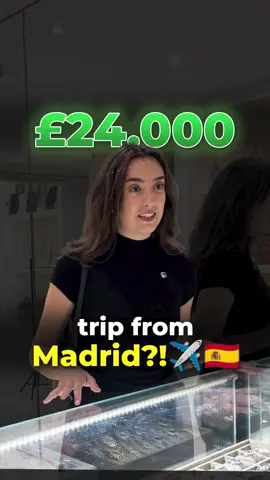 Would you travel and pay over £24,000 for your dream gold bag? 👜🇪🇸 #fyp #luxurytravel #birkin