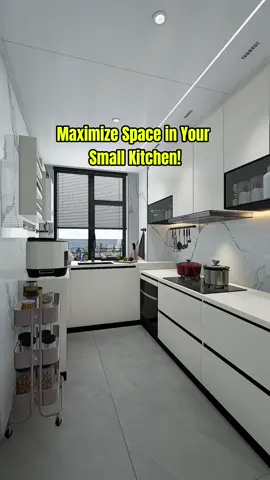 Running out of storage space in your kitchen? Try these smart organization tips and transform your cluttered kitchen into a functional space!✨🏠 #kitchen #kitchendesign #homedecor #interiordesign #homerenovation 