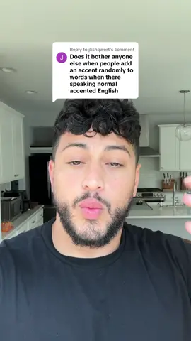 Replying to @jkshqwert  Why do I say words with a “Forced Accent” 🤔