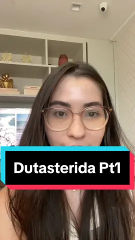 Pt 1. Você já ouviu falar da Dutasterida? Na tricologia médica, utilizamos muito essa medicação para homens e mulheres com alopecia androgenética  #tricologia #dutasterida #calvicie #cabelos #calviciefeminina 