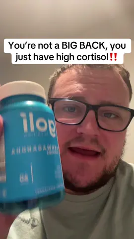 You’re not a BIG BACK, you just have high cortisol #cortisol #cortisollevels #ashwagandha #ashwagandhabenefits #goli #bigback 