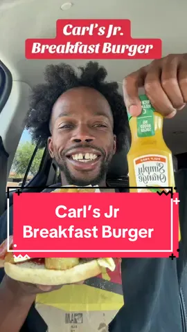 Trying Carl’s Jr. Breakfast Burger #carlsjr #carlsjunior #breakfast #burger #breakfastburger #foodtiktok #Foodie #FoodTok 
