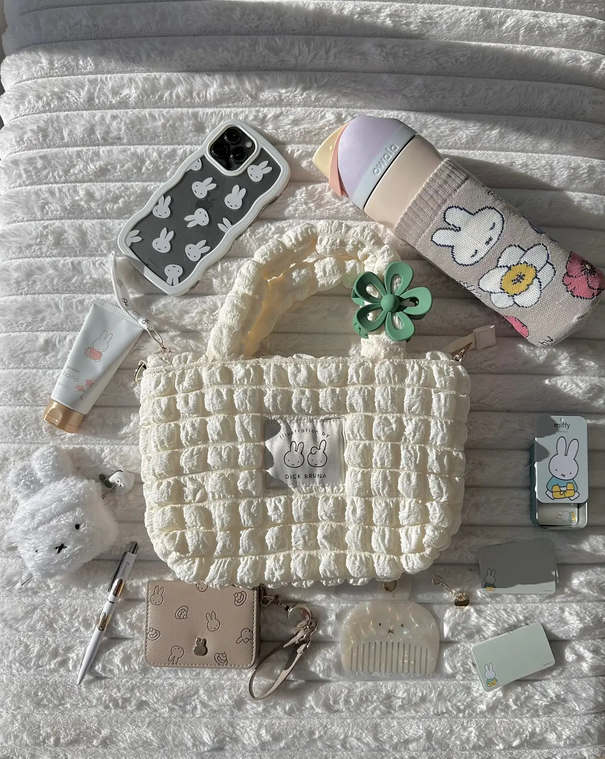 Forever a Miffy girl 🐰😌💖 #miffy #whatsinmybag #miffylover #cute #owala #miffystyle 