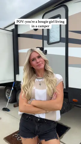 Living the life of joy Turner #campergirl #newhair #camper #rvlife 