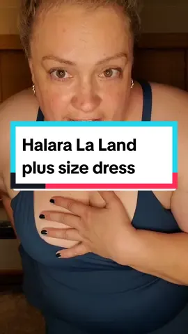 pleasantly surprised at how flattering this Halara La Land dress is 💃😍😲 #halara #halaraplussize  #plussizedress #halaradress #CapCut 