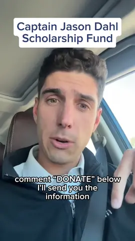 Comment “DONATE” to receive the link to the scholarship fund. This scholarship fund is our chosen way of honoring and remembering the victims of 9/11, while encouraging the growth of future generations of pilots. #neverforget #JasonDahl #911 #fearofflying 