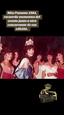 Miss Panama 1984 Cilinia Prada, recuerda momentos del concurso junto a otra participante, Nuvia Cañizalez. Ambas posterior al concurso, fueron destacadas presentadoras de televisión. #misspanama1984 #missuniverso #consursos #reinasdepanama #tiktok #recuerdos 