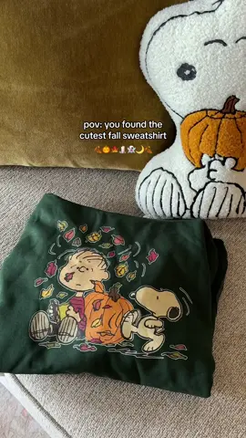 the coziest fall sweatshirt🖤🍁🍂  #sweatshirt #fallvibes #snoopy #halloween #cozyathome 