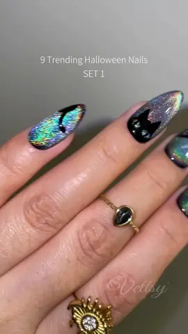 🔥🎃 9 Trending Halloween Spooky Nails for your inspiration 👻 Which one is your favorite? 💕 Save now to recreate 🥰