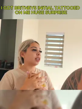 I GOT BRITNEY’S INITIAL TATTOOED ON ME!! *HUGE SURPRISE*#fyp #foryou #britney #bbl #doctorstrange #girlfriend #boyfriend