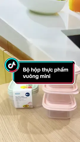 Bộ hộp thực phẩm vuông mini #bohopthucpham #hopthucphaminochi #hopthucphamchunhat #thucpham #giadung #giadungtienich #giadungthongminh #giaudungthongminh #inochi #inochivietnam #xuhuongtiktok 