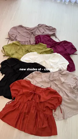 Guyss akhirnya claire top nambah warna lagii nii , yang udah punya coba absen dulu 👇🏻 #fyp #foryoupage #coquette #promoguncang99 
