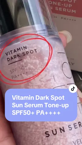 (VELY VELY) Vitamin Dark Spot Tone-up Sun Serum SPF50+ PA++++ 30ml #creatorsearchinsights #trendingtiktokbeautyproducts #trendingbeautyproducts #koreanskincare #vely #CreateToWin #rookiet #weeklywedrush #niacinamide #glassskin #darkspots 