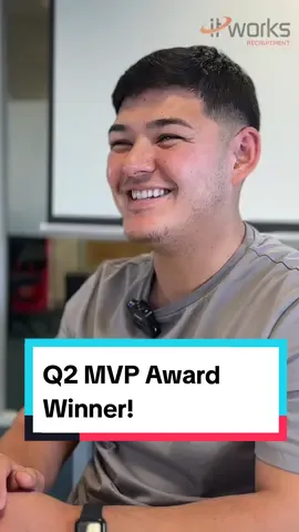 Our Q2 MVP award winner, Liam shares what it took for him to win, what it means to him and want reward he chose from it... #ITWorksRecruitment #jobsinlancashire #careerchange 
