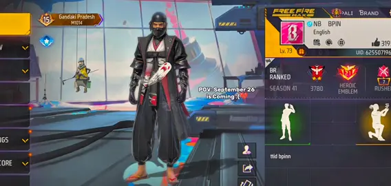 69 💔#skylord #freefire #tiktokindia #foryou 