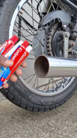 Bike Salincer Colgate Magic 😍 #bike #salincer #colgate #emoji #colour #magic #satisfying #bullet #foryou #viralvideo #viral #fyp 