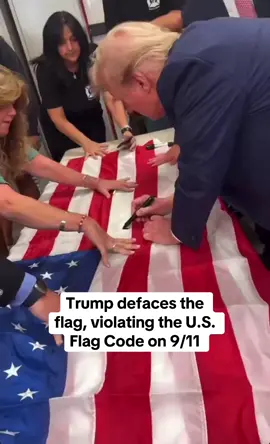 Nothing says patriotism quite like violating the code set out to protect and defend our national symbol of freedom.