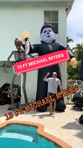 Huge Michael Myers inflatable. Limited stock. Will sell out. Be the talk of your neighborhood this year!#fyp #foryou #halloween2024 #spooky #spookyseason #halloween #michaelmyersinflatable #halloweendecor #halloweeninflatables #outdoorhalloweendecorations
