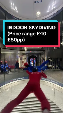 BEST EXPERIENCE EVER  Customer service : 9/10 Exeperience : 10/10 Content purposes : 10/10 Venue : 9/10  @iFLY London Indoor Skydiving @iFLY UK Indoor Skydiving #indoorskydiving #londonlife #londonhotspots #thingstodoinlondon #thingstodo #datenightideas #skydive #PlacesToVisit #galaxytravels 