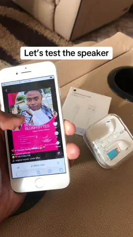 iPhone 7❤️🥰 #iphone #preowned #iphone7 #speakertest #fyp #fypシ゚viral #southafrica #easterncape #SmallBusiness #support #pinkfriday2store @Lindo Mtangayi Music 