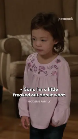 Can't trust toddlers with anything 🙄 #ModernFamily is streaming now on Peacock. #CamTucker #LilyTuckerPritchett #MitchellPritchett