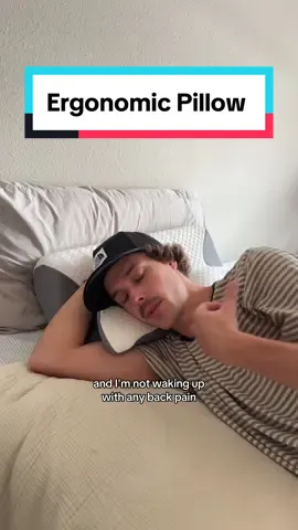 Replying to @Nicole Scott This is a game changer…😴 #bestpillow #pillowtalk #pillow #ergonomic #ttshop 