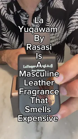 Rasasi La Yuqawam has a sweeter Raspberry note and a more intense leather notes. Its a masculine leather fragrance. #fragrance #fragrances #fragrancetiktok #fragrancetok #fragrancereview #jeremyfragrance #cologne #rasasi #layuqawam #rasasilayuqawam 