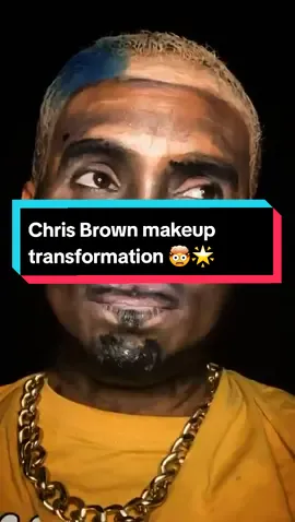 new #makeuptransformation process of #chrisbrown 🎶🙌🏽🔥 #teammakeupmag #viral #fyp #makeup #foryou #transformation #sensasional 