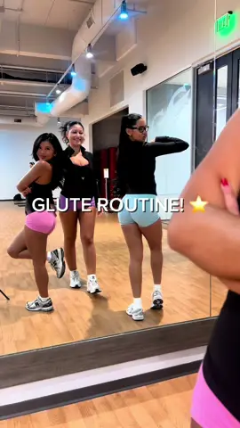 UPDATED GLUTE WORKOUT ROUTINE is finallllly hereeeee🙈😛! pleaseeee let me know if you guys have any questions! ⭐️ weighted squats 4 x 10 leg press 4 x 10  stepups 4 x 10 each leg cable kickbacks 4 x 10 each leg  @faith @KASSIE ⭐️💋🩵