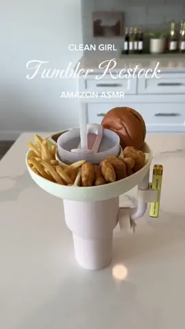 Pack my Stanley cup asmr 🥤🍔 #packmystanley #StanleyCup #stanleytumbler #tumbler #snackrestock #lunchboxasmr #packinglunch 