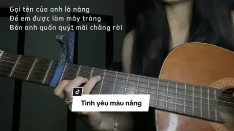 🫶🏻☀️ mong nắng sớm quay trở lại.. #tinhyeumaunang #bigdaddy #doanthuytrang #cover #guitar #guitarcover 