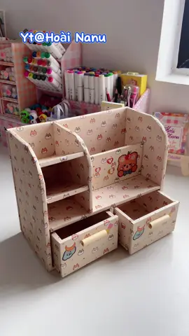 Kệ decor bàn học #decorbanhoc #decor #DIY #handmadecraft #xh #xuhuong #fyp 