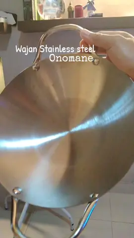 Onomane Wajan penggorengan, Kualu stainless stell #kualiantilengket #kualistainlesssteel 