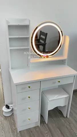 What we all needs in girls lives #tiktoksummersale #dealsforyoudays #tiktokshopbacktoschool #elevateyourhome #sunsetsavings #freeshipping #vanity #fyp #fufugaga 