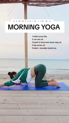 release tension and improve flexibility With this Yoga routine🧘‍♀️ #yoga #morningroutine 