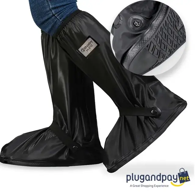 #Waterproof Rain Boots Shoe Cover Outdoor High Tube Non-slip Rain Boots For Men And Women Unisex Comfortable!