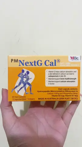 NextG Cal (Hộp 60 viên) - Bổ sung calci cho mọi lứa tuổi: Người già, trẻ em, phụ nữ mang thai và sau sinh ##nextgcal