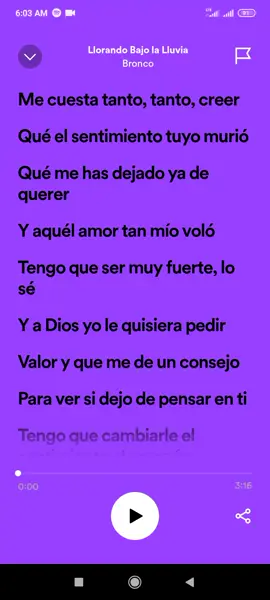 Llorando Bajo La Lluvia - Bronco #llorandobajolalluvia #musica #videoconletra #spotify 