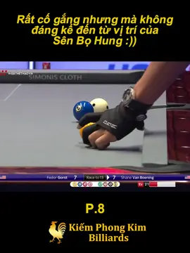 Rất cố gắng nhưng ko đáng kể đến từ vị trí của Shane Van Boening :)) #fedorgorst #shanevanboening #billiard #billiards #kiemphongkimbilliards #sports #vietnam 
