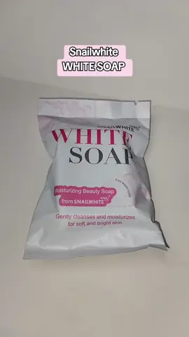 Snailwhite WHITE SOAP #skincare #snailwhite #soap #snailwhitesoap #beautyproducts #snailwhiteproducts 