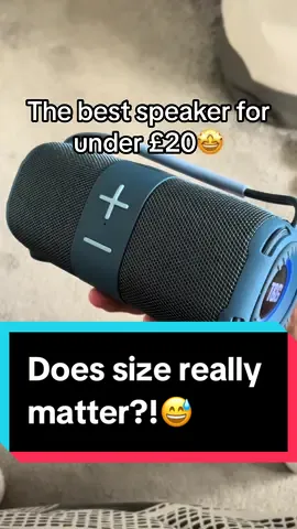 Does size really matter?!😬 #bluetoothspeaker #tiktokmademebuyit 