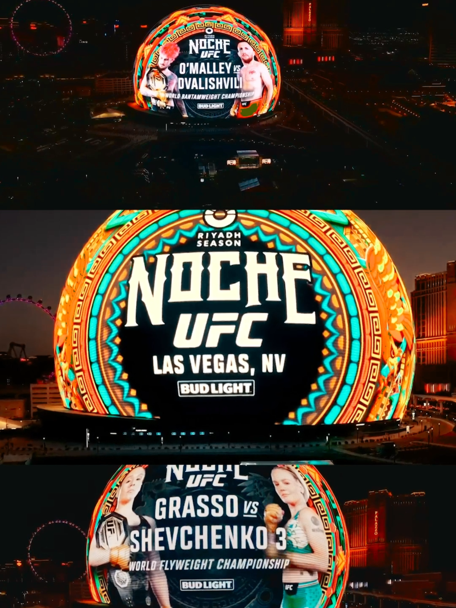 One more day 😍 @spherevegas #spherelasvegas #UFC #mma