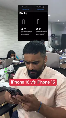 Iphone 16 v/s iphone 15 be like #theanilobo #iphone #apple #iphone16 
