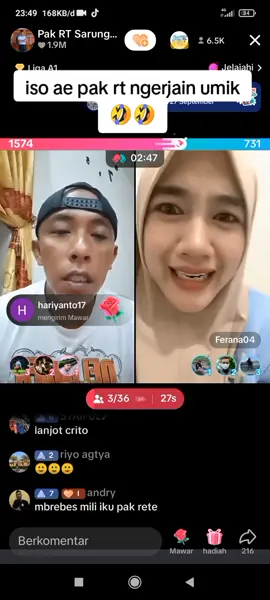 @Pak RT Sarung Ireng @Ferana04 @ridhoftn #masiyun #ferana04 #sobatngaret #sobatngaretnusantara🔥🔥🔥 #pakrt #yunfa #ridho 