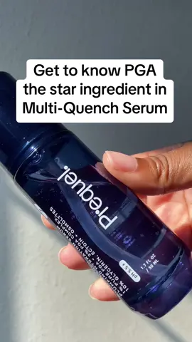 Multi-Quench Serum features the hottest skincare hydration ingredient: PGA (Poly Glutamatic Acid). With 4x the water absorption as hyaluronic acid, its no wonder this serum is clinically proven to provide 48 hour hydration. 